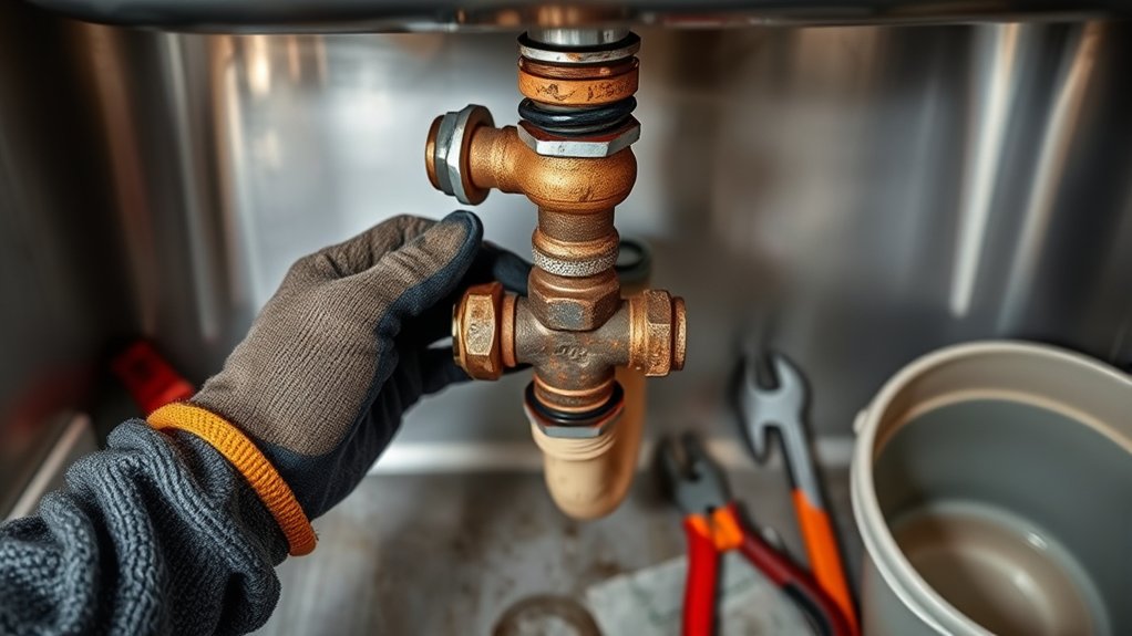 remove old drain assembly