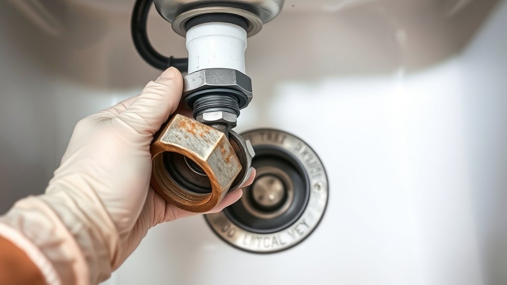 remove old drain assembly