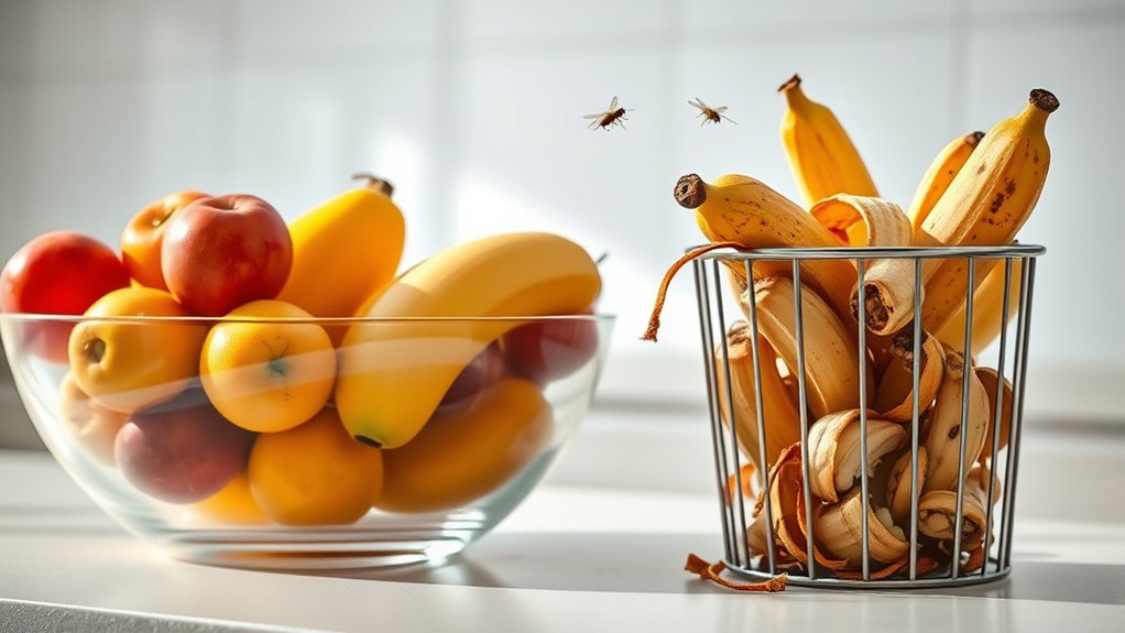 remove overripe and trash