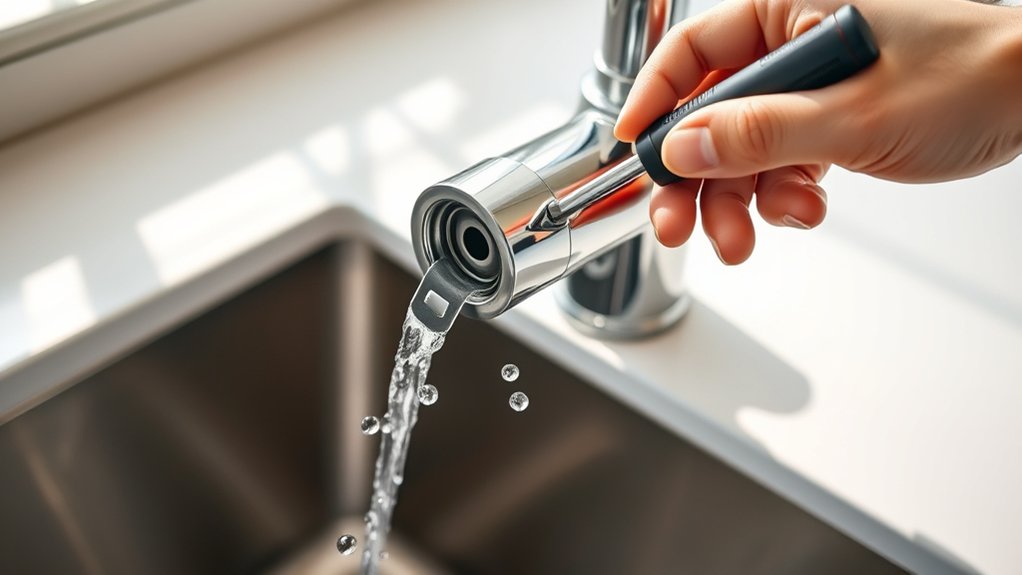 replace faucet cartridge properly