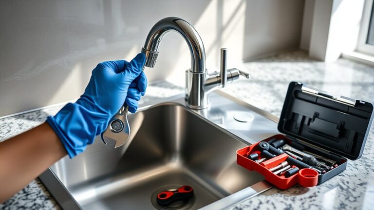 replace kitchen faucet easily