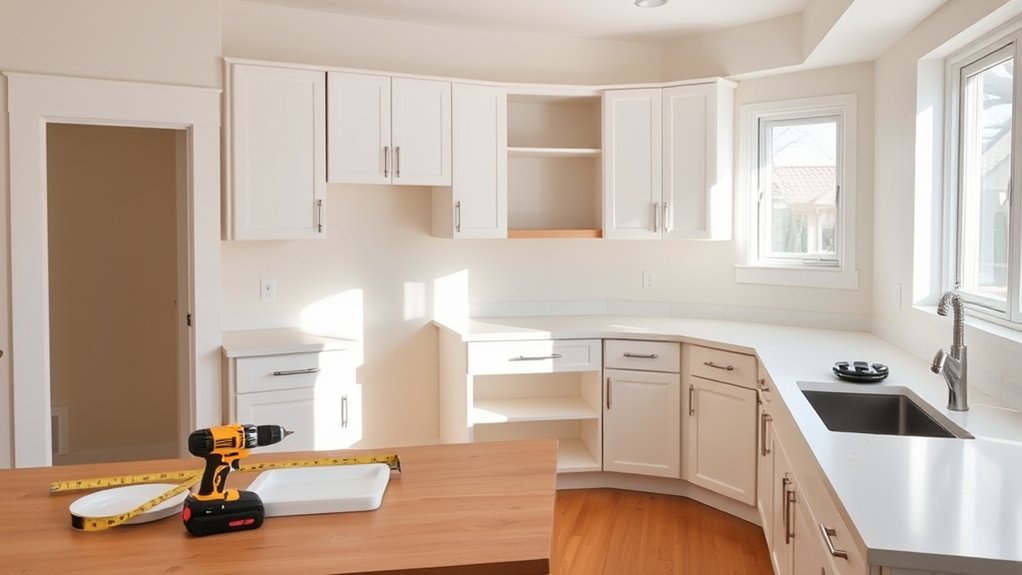 replacing kitchen cabinets easily