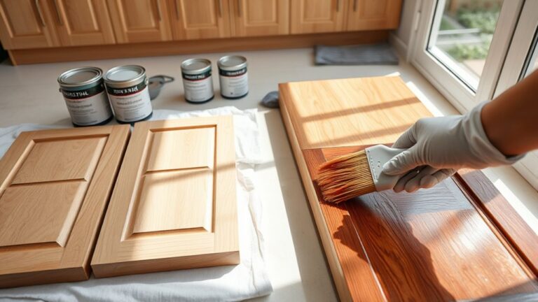restain cabinets in 10 steps