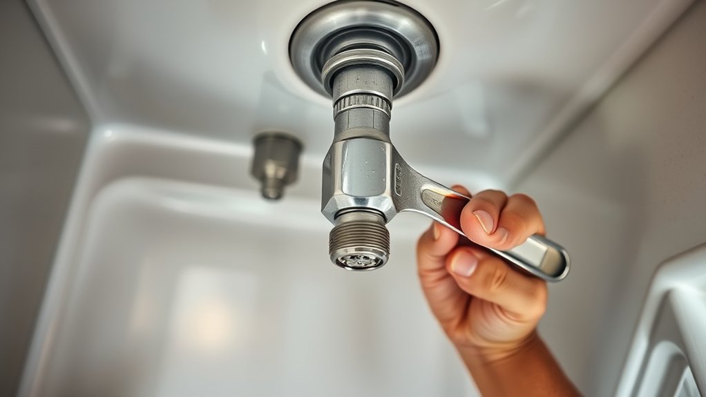 secure faucet mounting nut