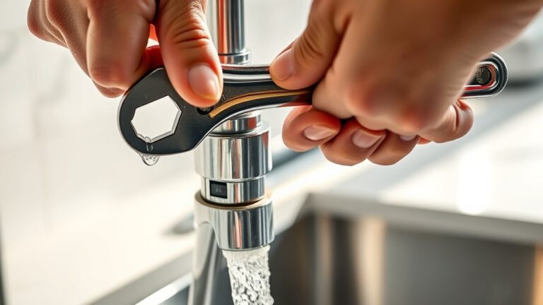 secure loose faucet properly