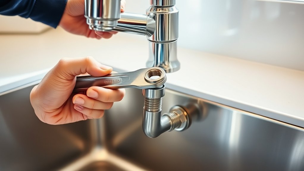 shut water loosen nuts