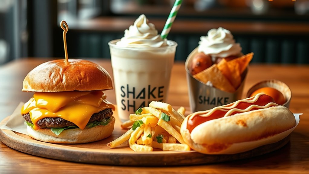 signature burgers and sides