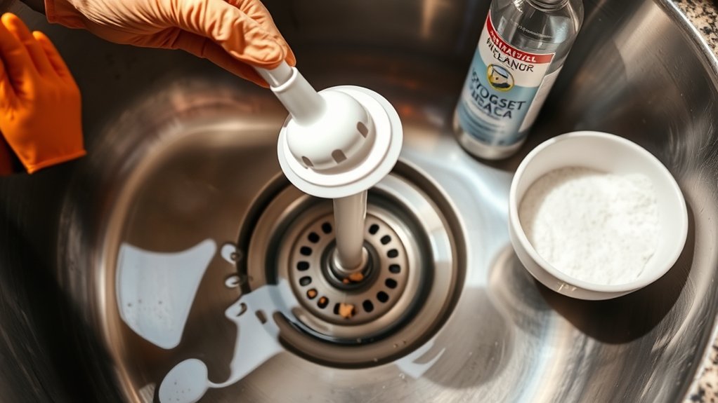 signs of drain clogging