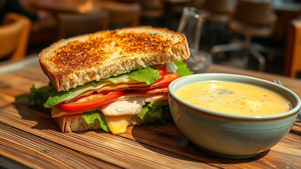 soup and sandwich pairing