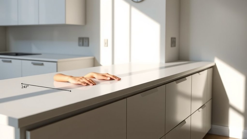 standard 24 inch countertop depth