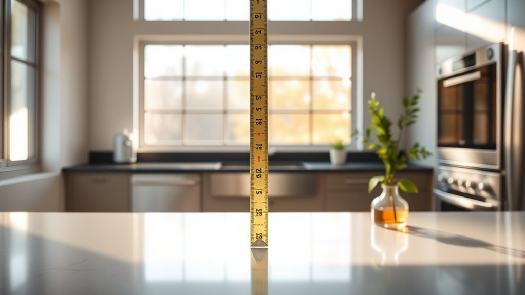 standard 36 inch counter height