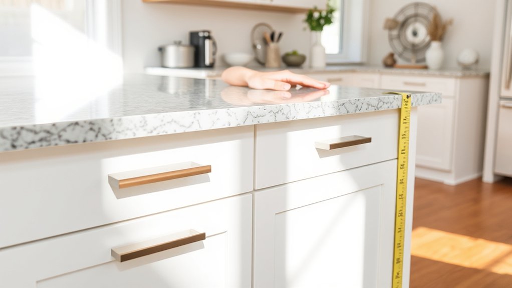 standard comfortable kitchen height