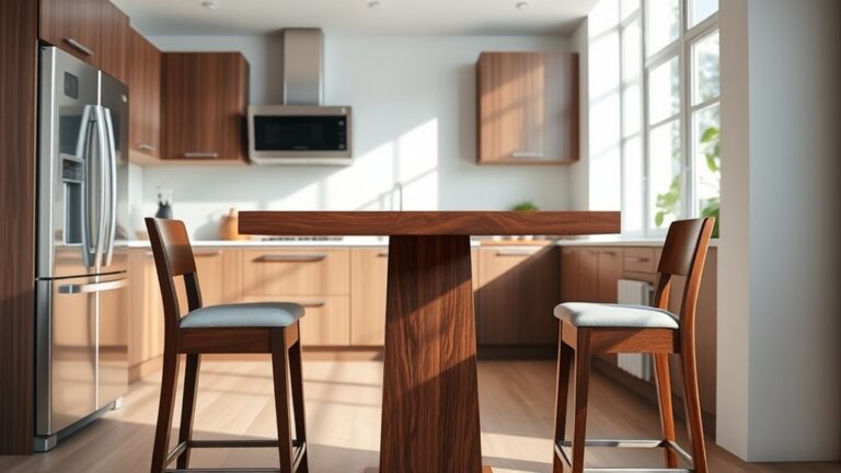 standard tall kitchen table height