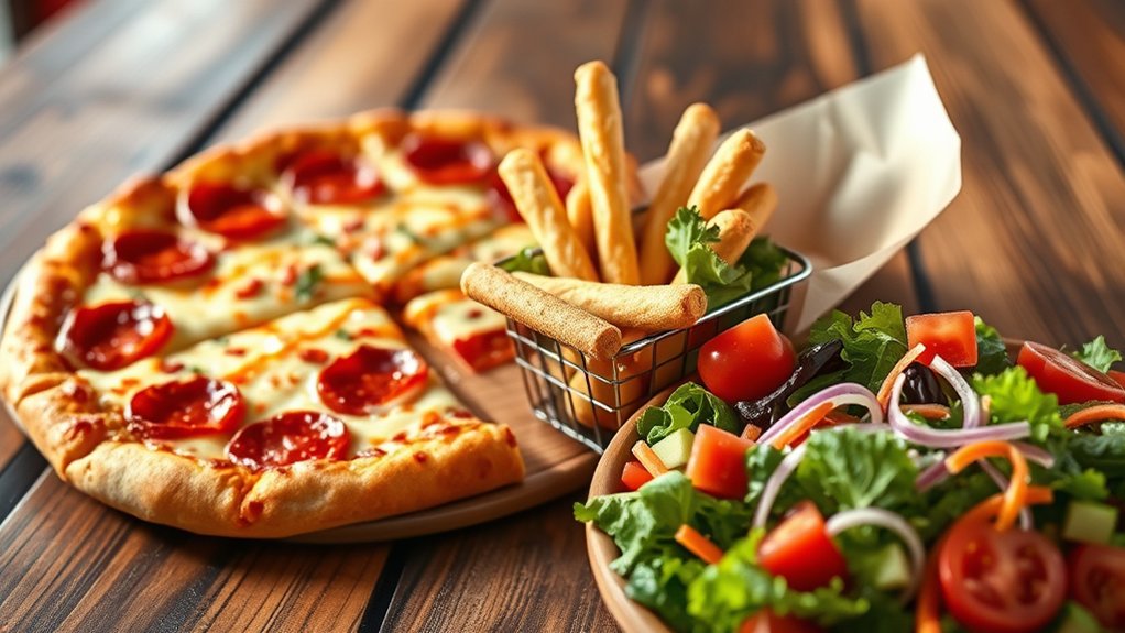 top papa john menu items
