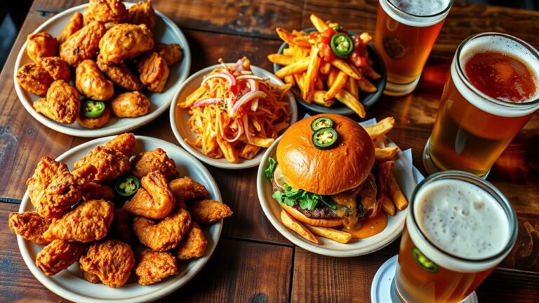 top rally menu items