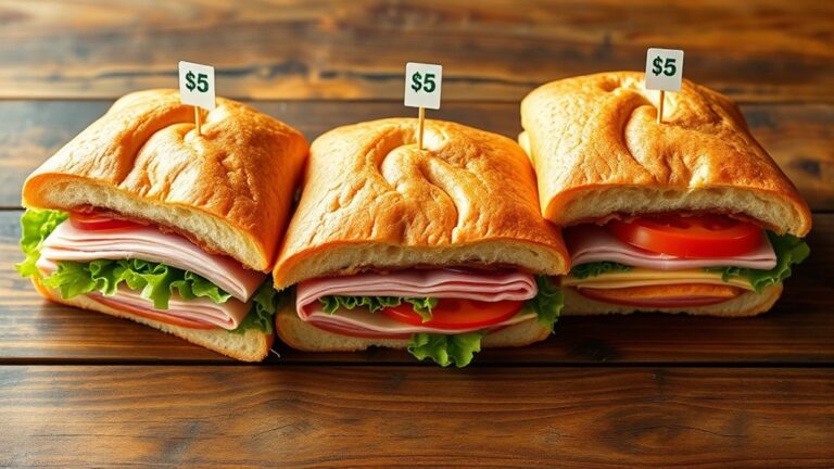 top subway menu items