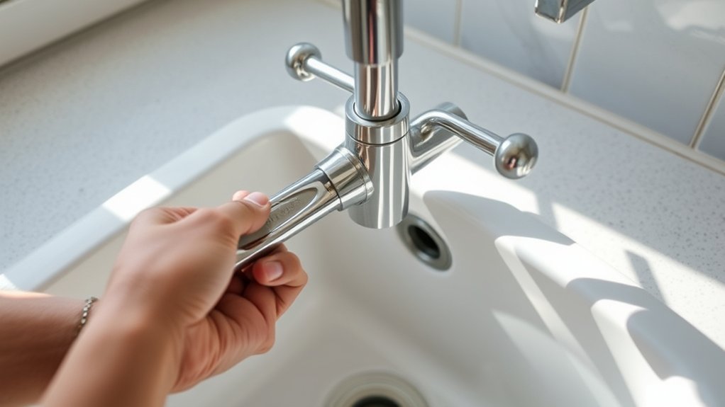 turn off water first