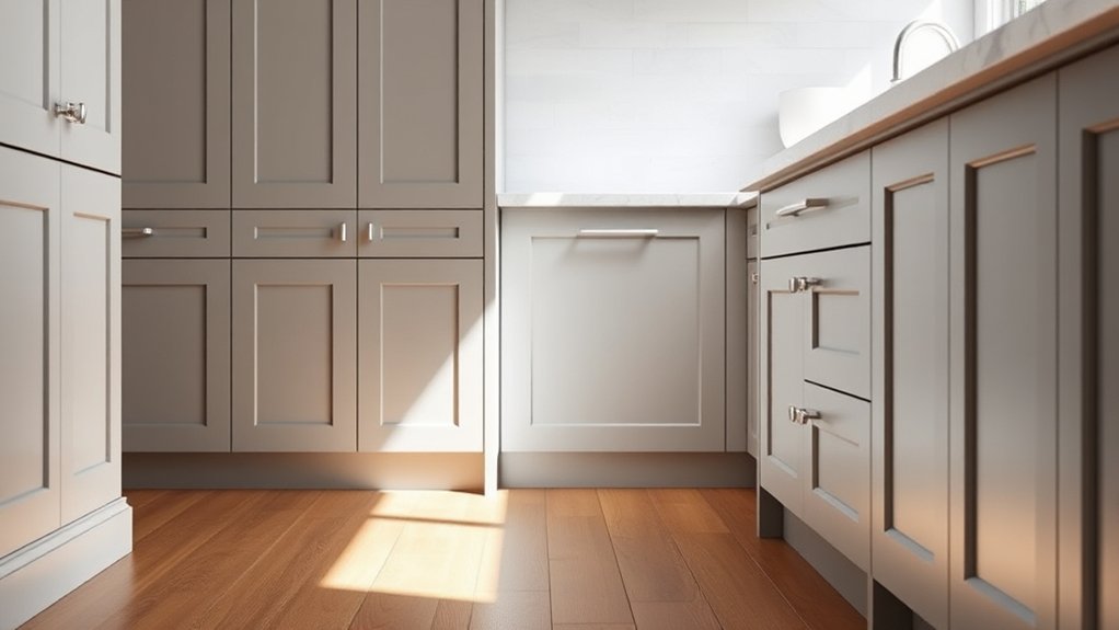 typical kitchen cabinet depth