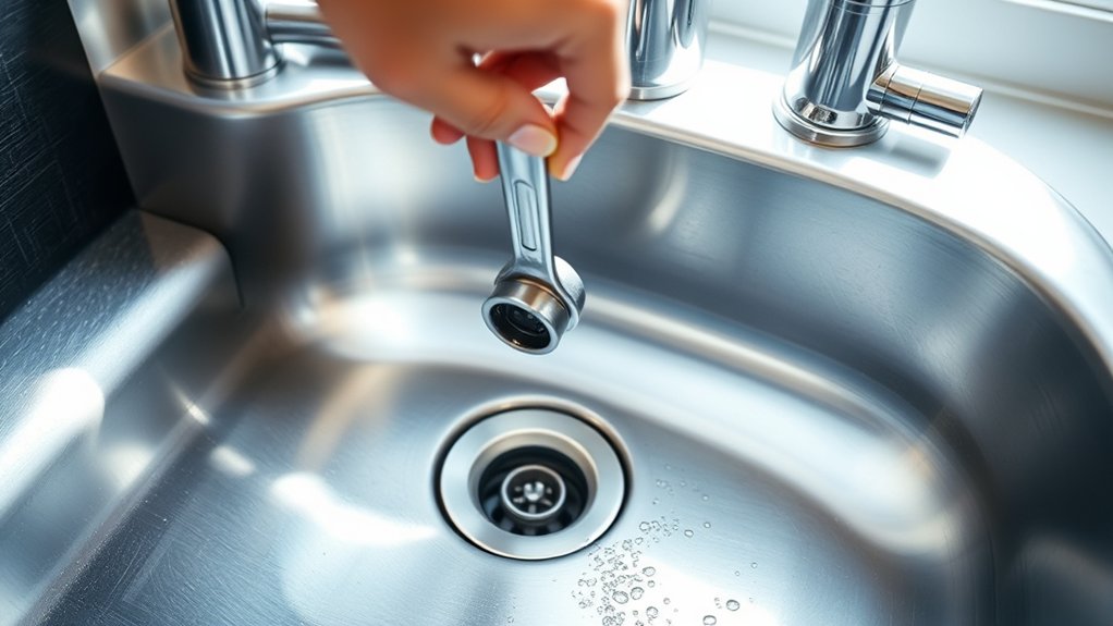 unclogging disposal sink techniques