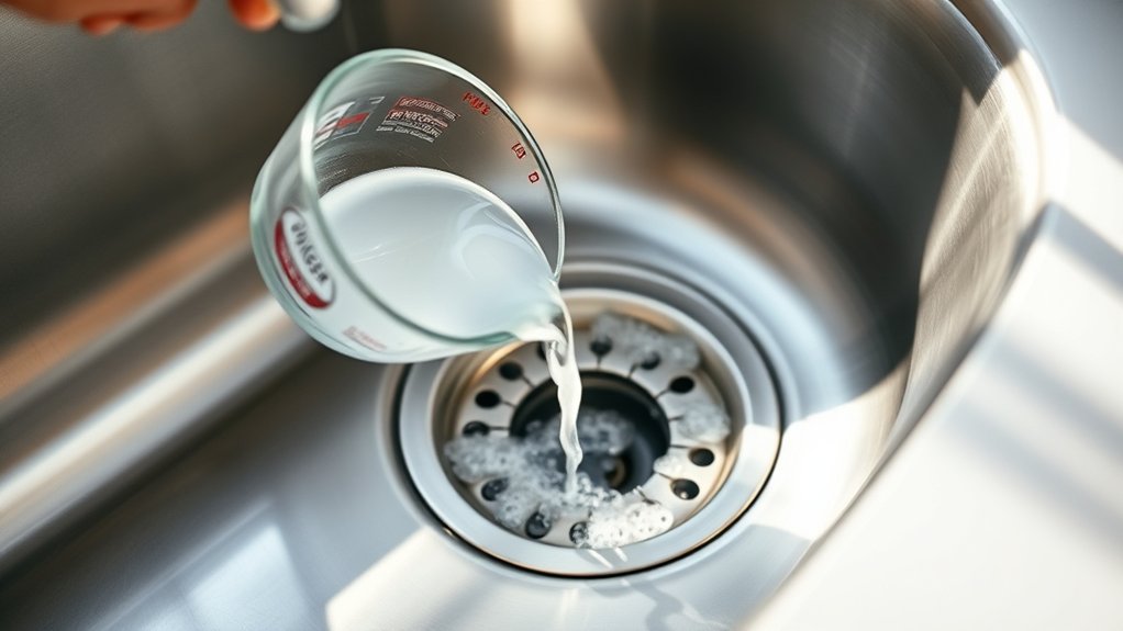 vinegar breaks down odors