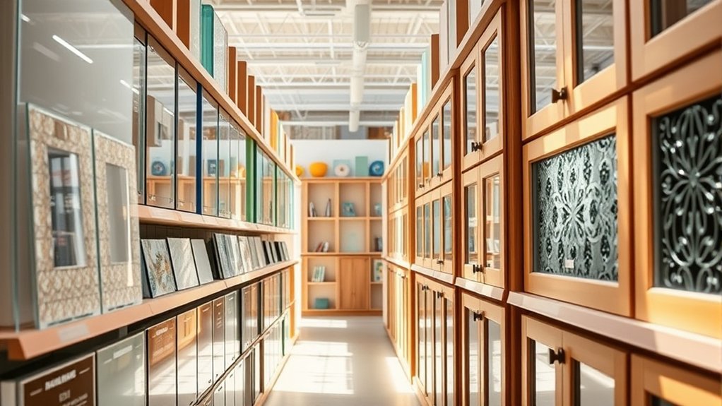 visit stores for glass options
